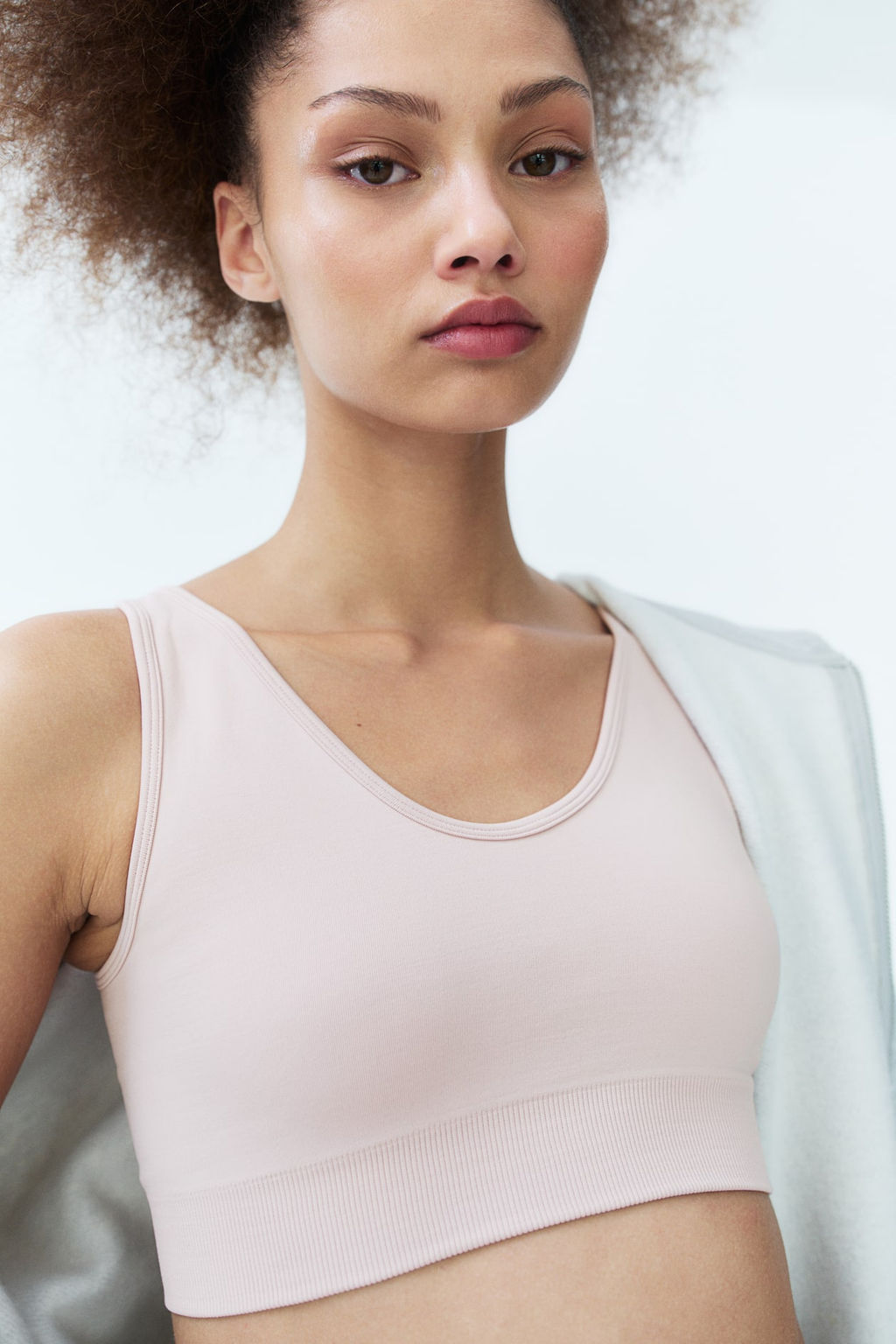 Sujetador de deporte seamless Light Support - H&m фото 3