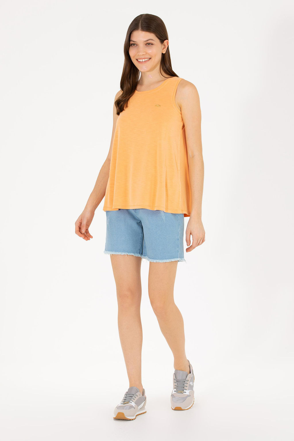 Женские голубые джинсовые шорты Неожиданная скидка в корзине - U.s. polo assn фото 10