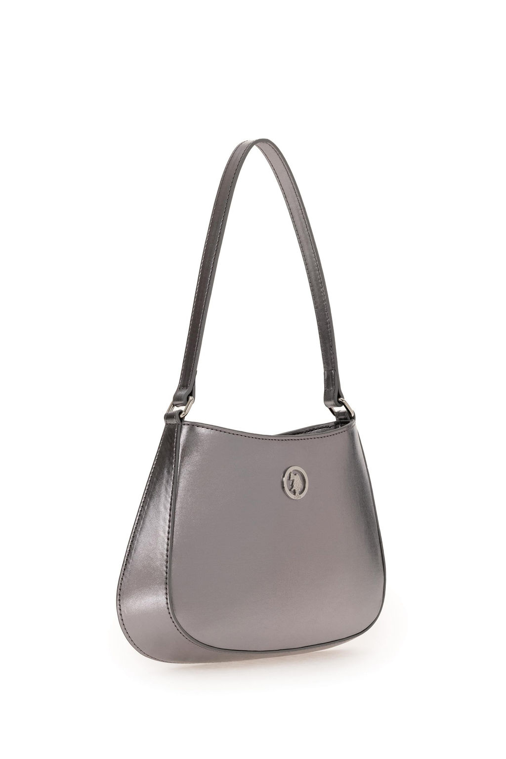 Женская серая блестящая вечерняя сумка Неожиданная скидка в корзине - U.s. polo assn фото 11