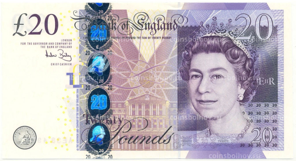 20 фунтов 2006 года Великобритания