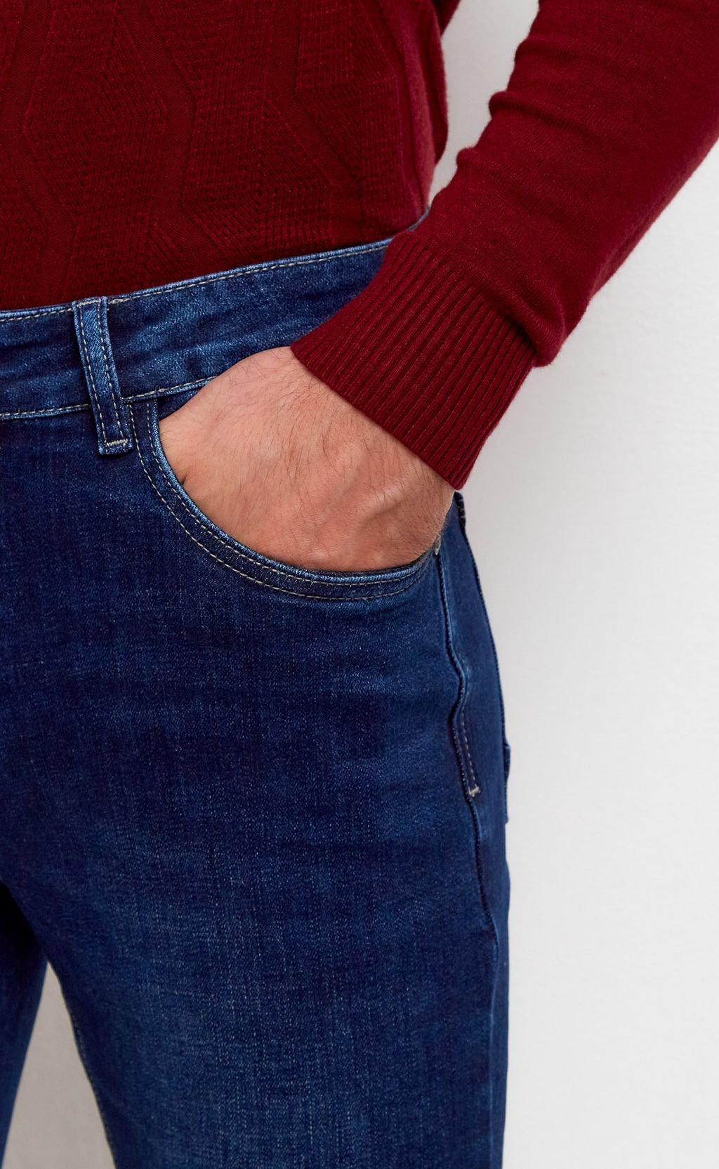 Джинсы F121-01-87R blue - Fine joyce фото 9