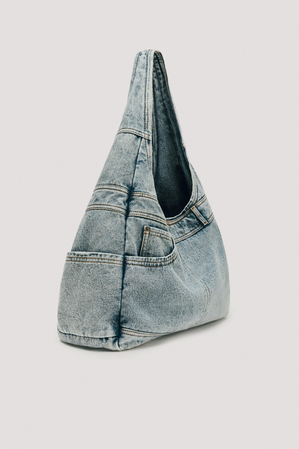 MAXI BOLSO DENIM LIMITED EDITION / Azul Denim - Zara фото 5