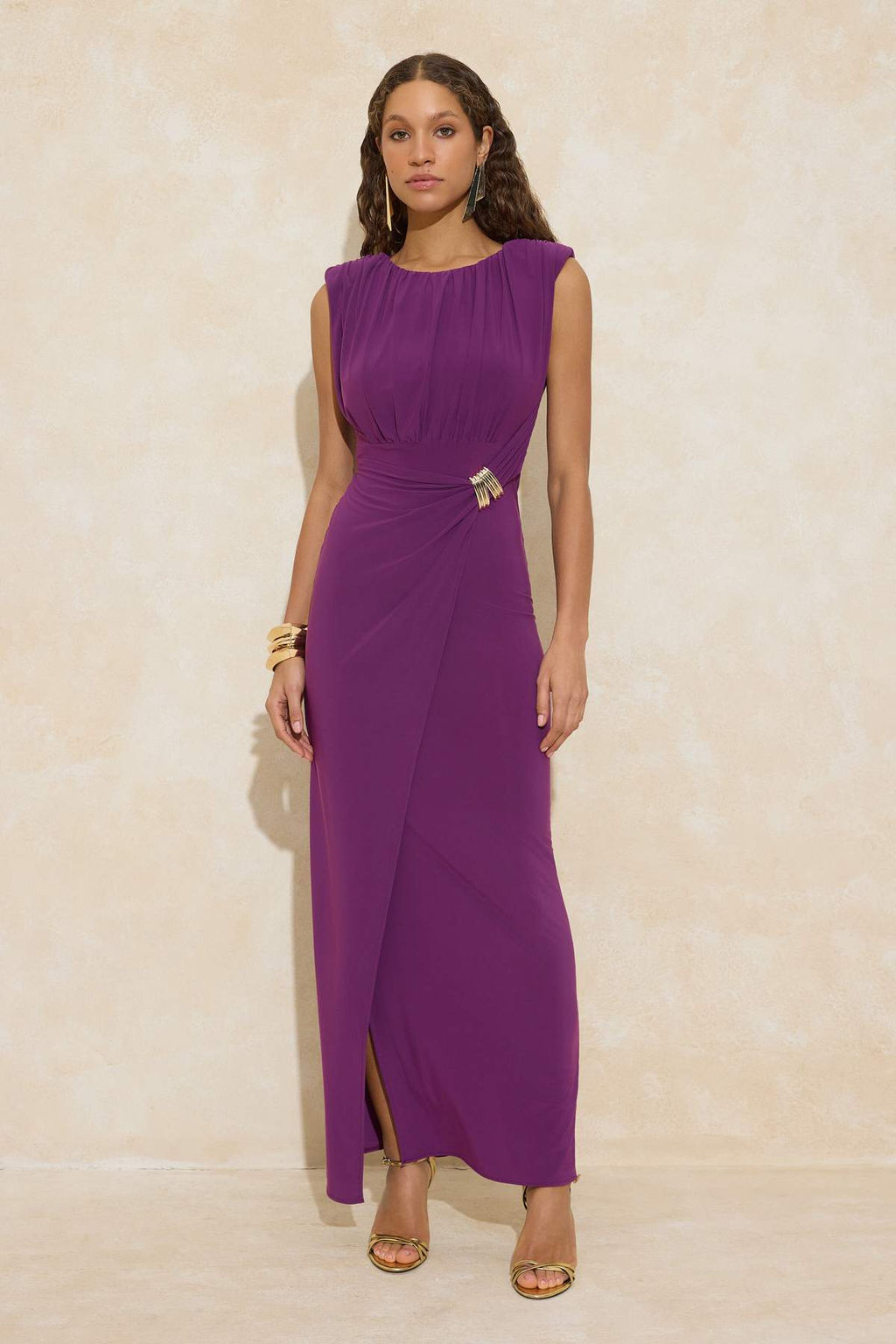 Siyah Duz Aksesuar Detayl? Maxi Abiye & Mezuniyet Elbise TPRSS26AE00026 - Trendyolmilla фото 5
