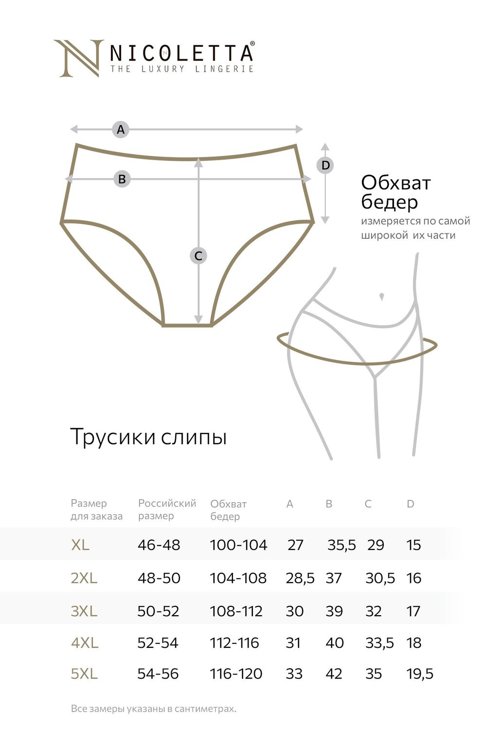 Женские трусы-слипы с высокой посадкой Nicoletta  фото 3