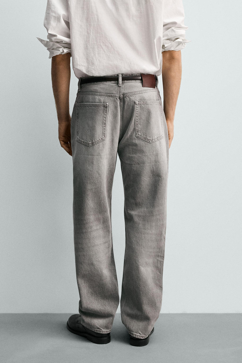 JEANS STRAIGHT FIT / Gris - Zara фото 12