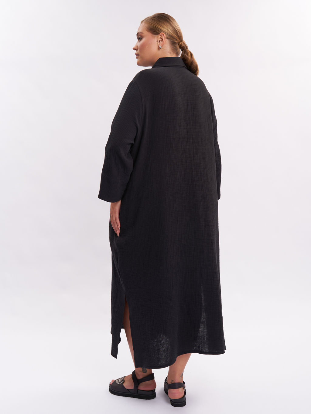 Платье из муслина PP30701BLK01 - Артесса фото 12