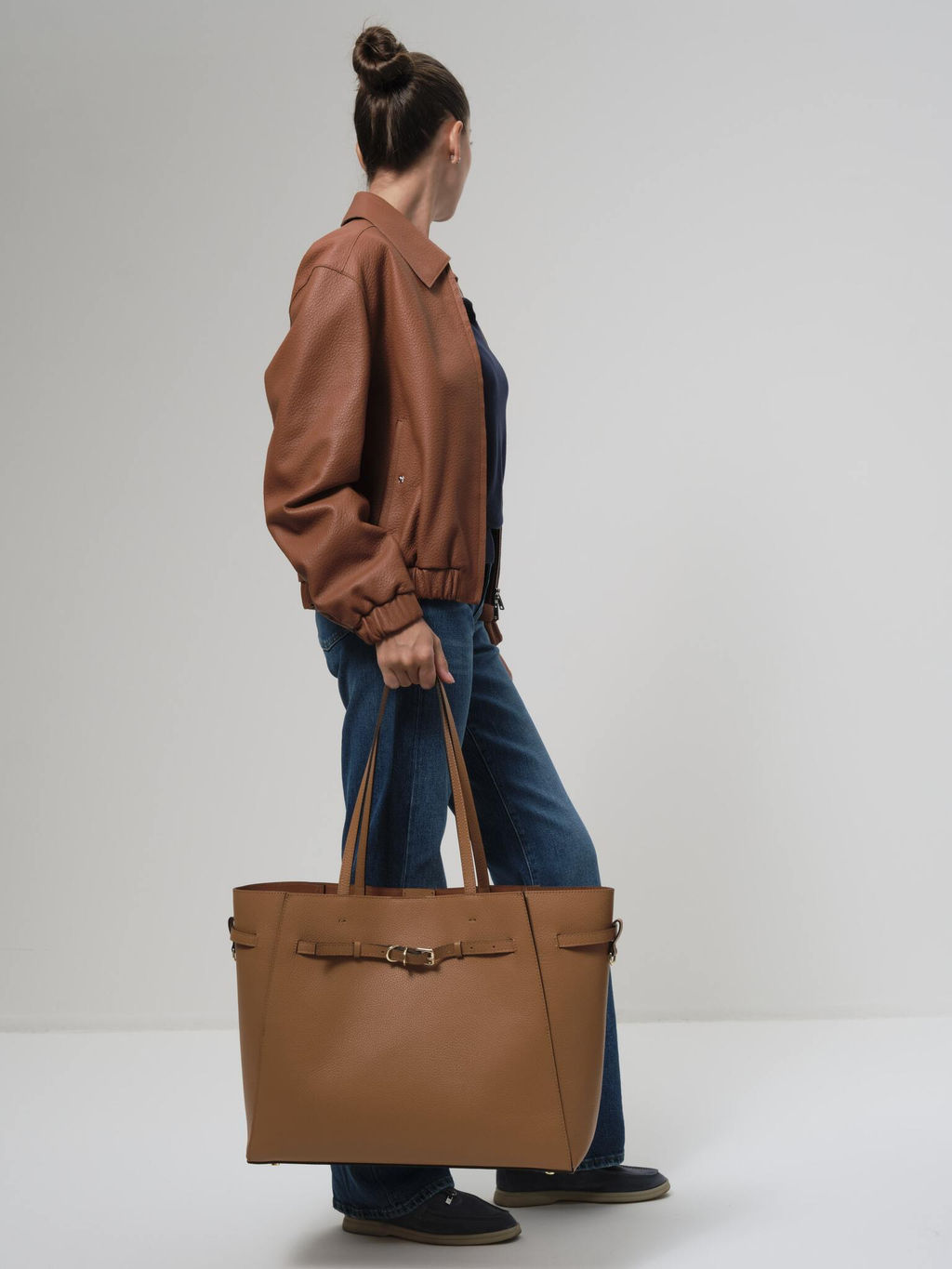 Сумка Esther DBR 31101 коричневый лист  фото 3