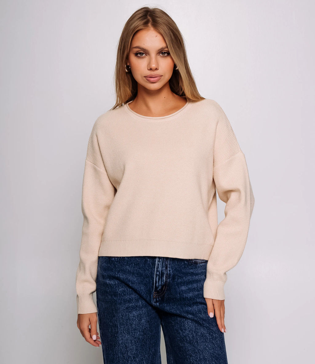 Джемпер #КТ1910 (1), бежевый
