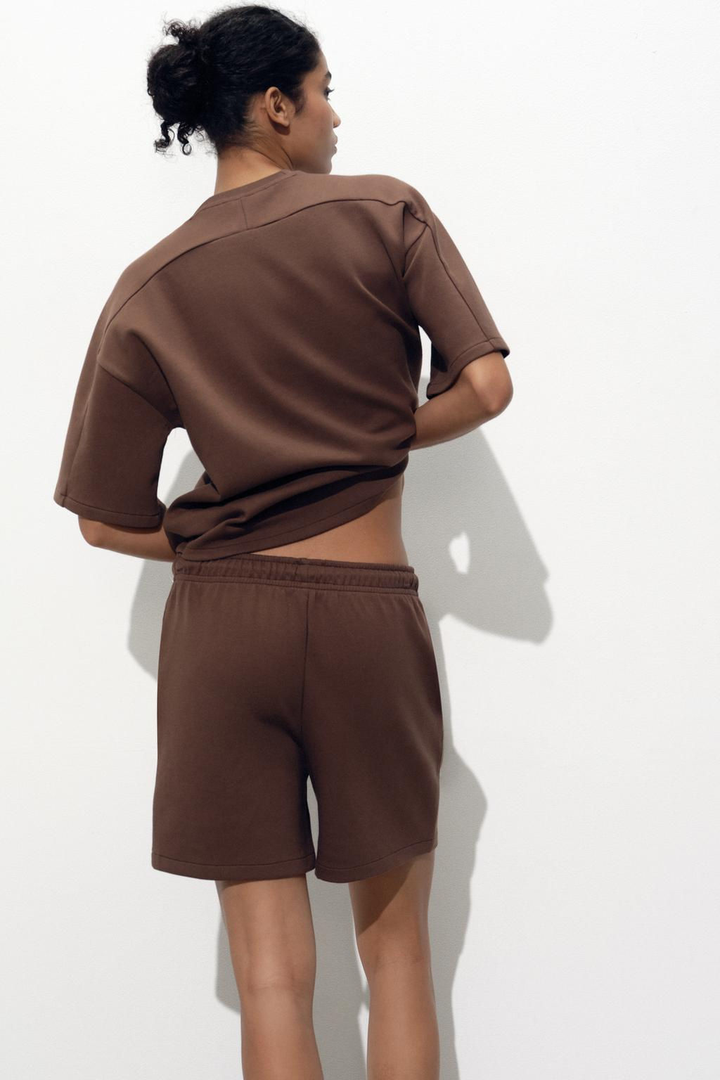 INTERLOCK BERMUDA SHORTS - Zara фото 14