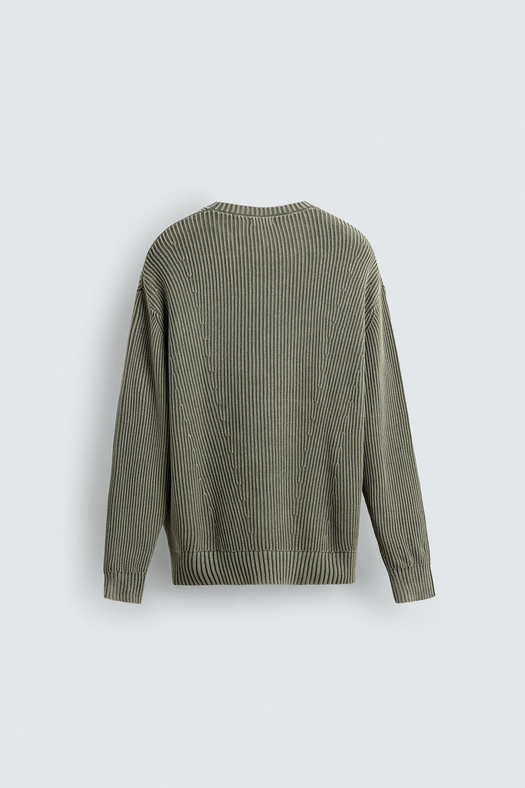 RIBBED WASHED SWEATER - Zara фото 9