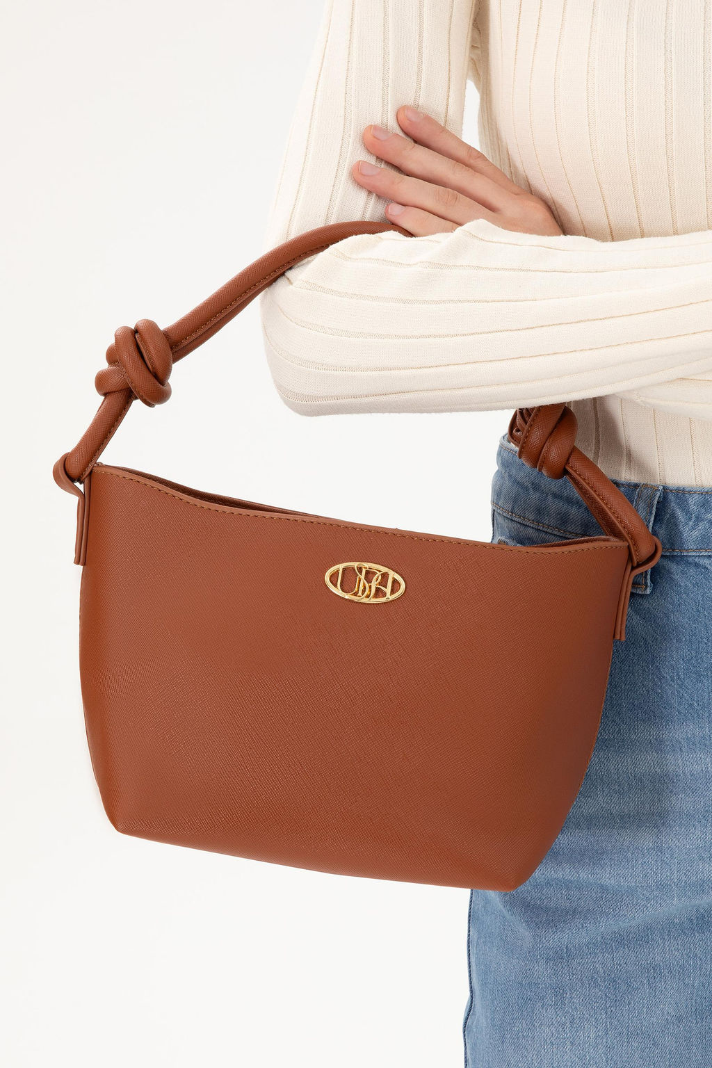 Женская коричневая сумка через плечо Неожиданная скидка в корзине - U.s. polo assn фото 2