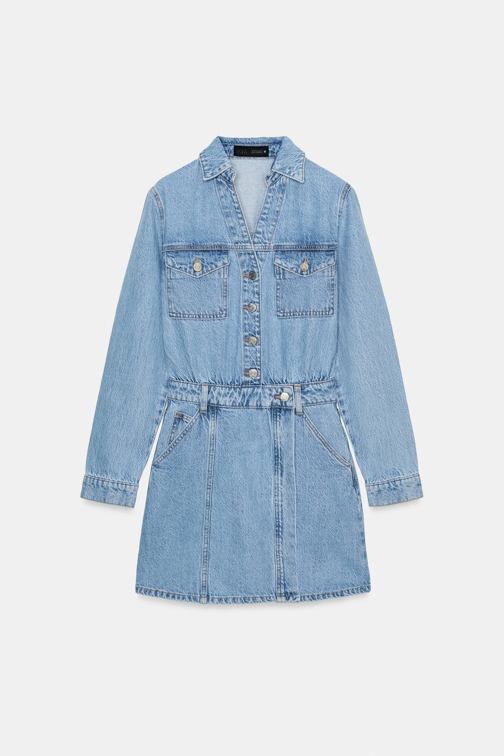 Z1975 SHORT DENIM DRESS - Zara фото 10