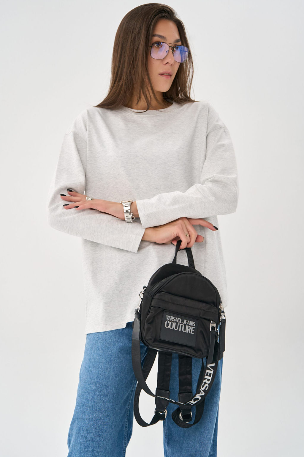 Лонгслив Эшли (серый) - Эльза фото 3