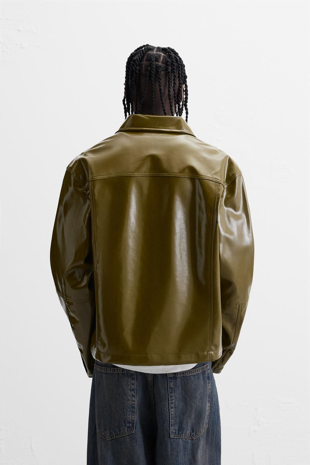 VINYL FINISH JACKET - Zara фото 3