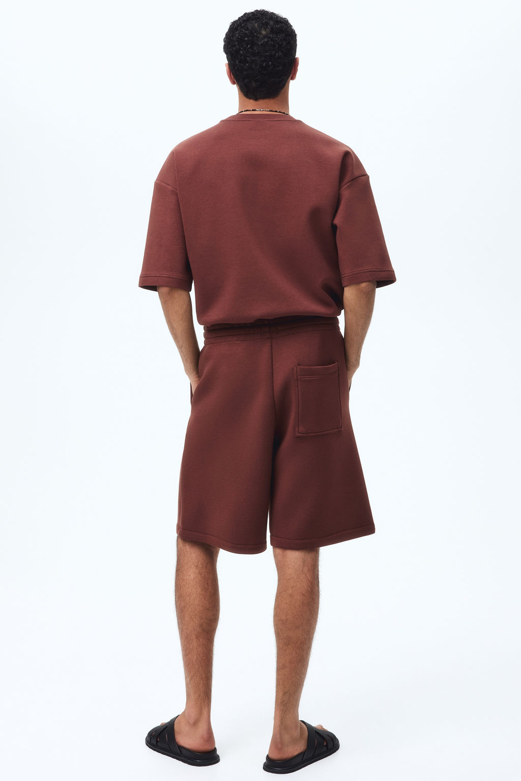 Pantal?n corto efecto neopreno Relaxed Fit - H&m фото 10