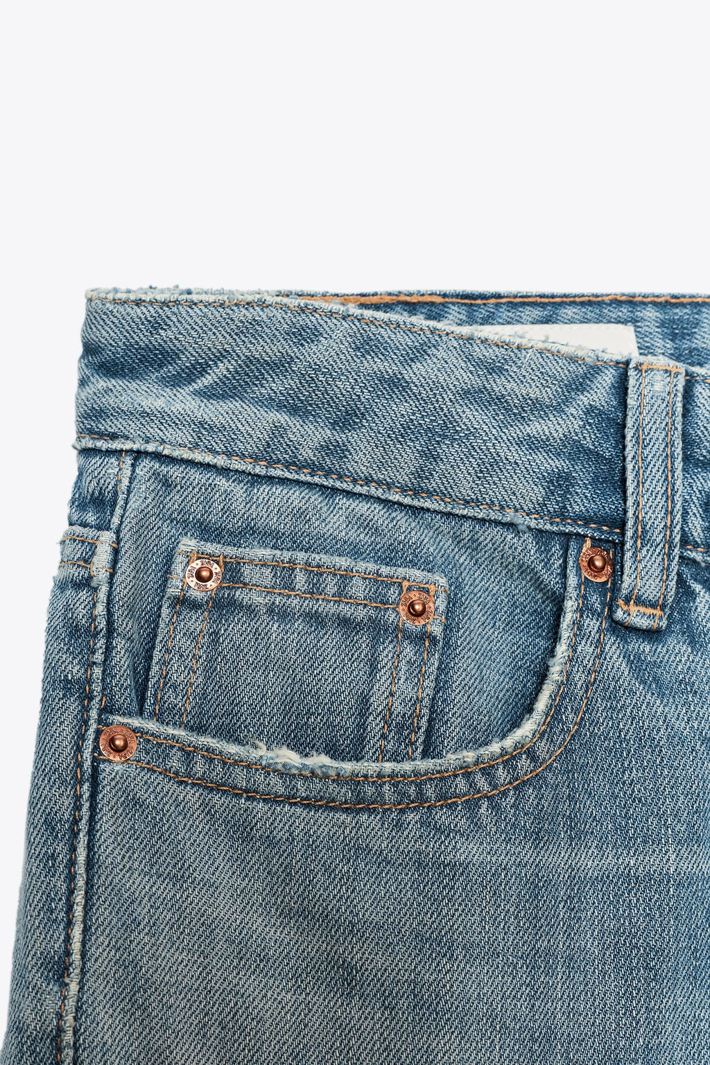 TRF LOW-RISE FLARE JEANS
