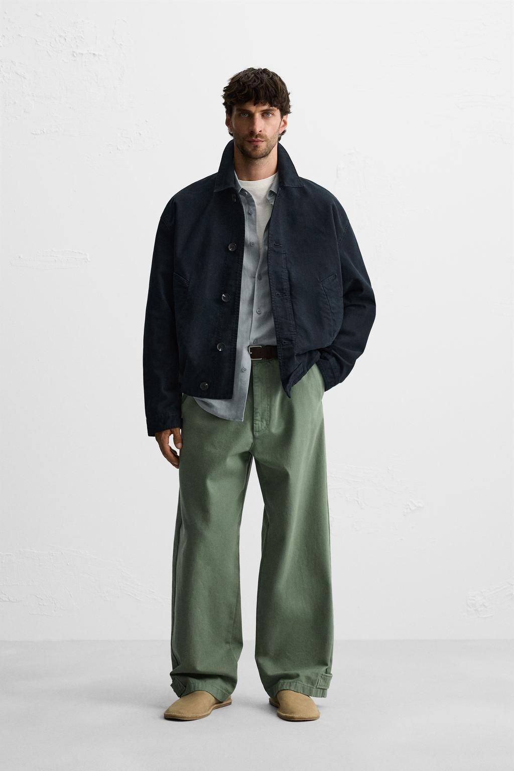 TEXTURED CANVAS JACKET