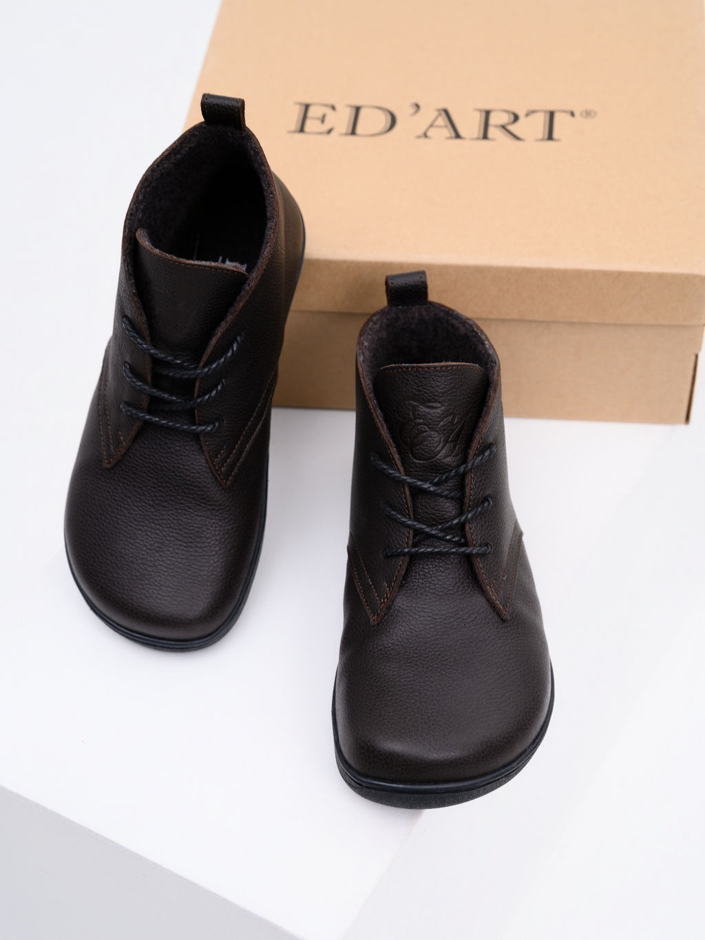 Ботинки женские демисезонные 208.NATAbl.Темно-коричневая оттима/Шерсть