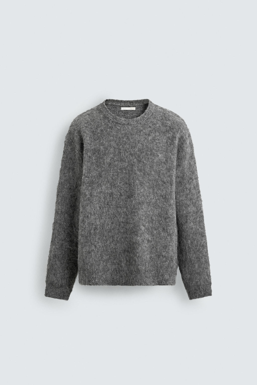 JERSEY CEPILLADO BOXY FIT / Gris oscuro - Zara фото 7