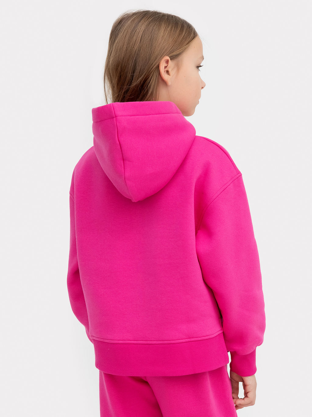 Худи для девочек в розовом цвете с печатью - Mark formelle фото 3