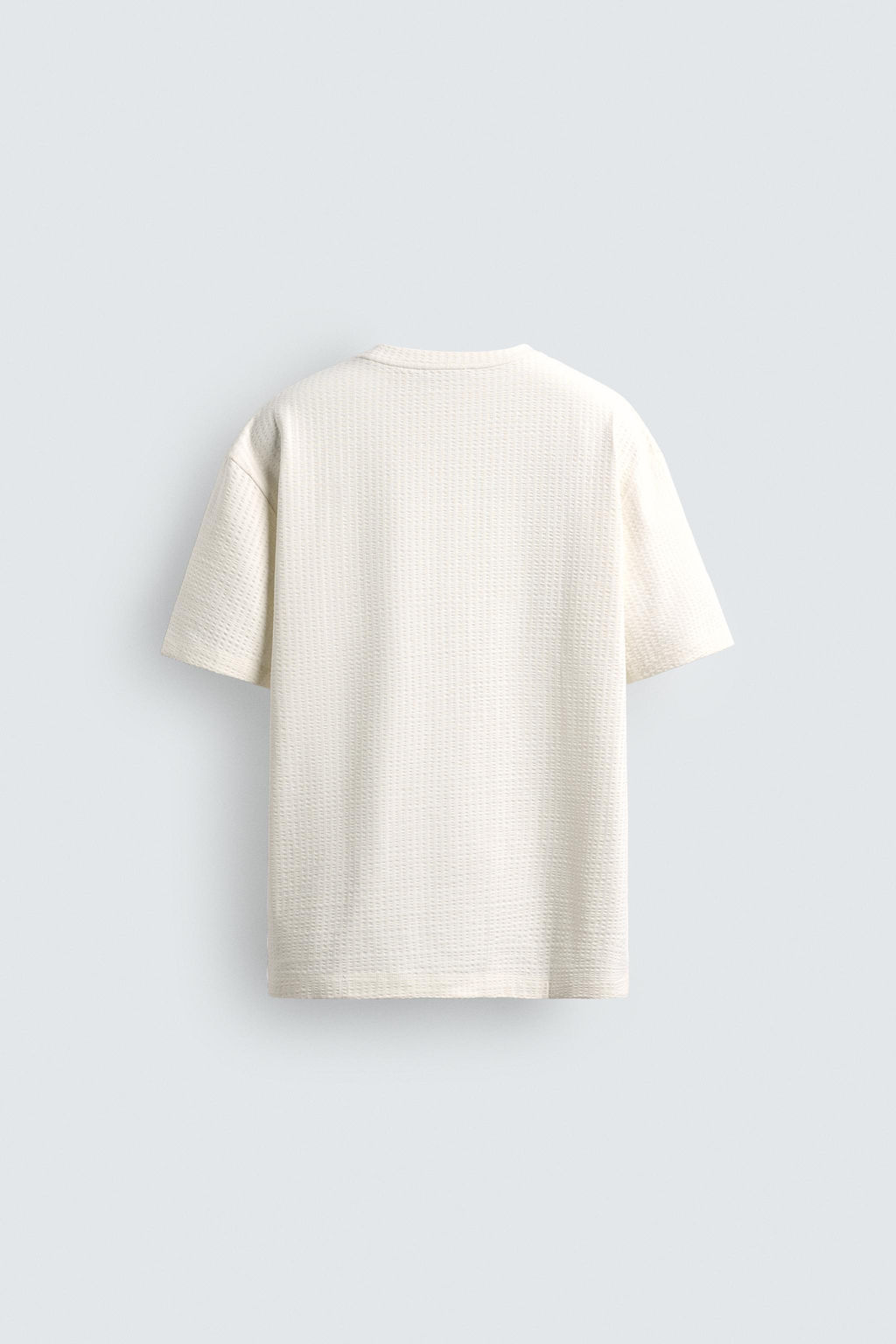 COMFORT SEERSUCKER T-SHIRT - Zara фото 8