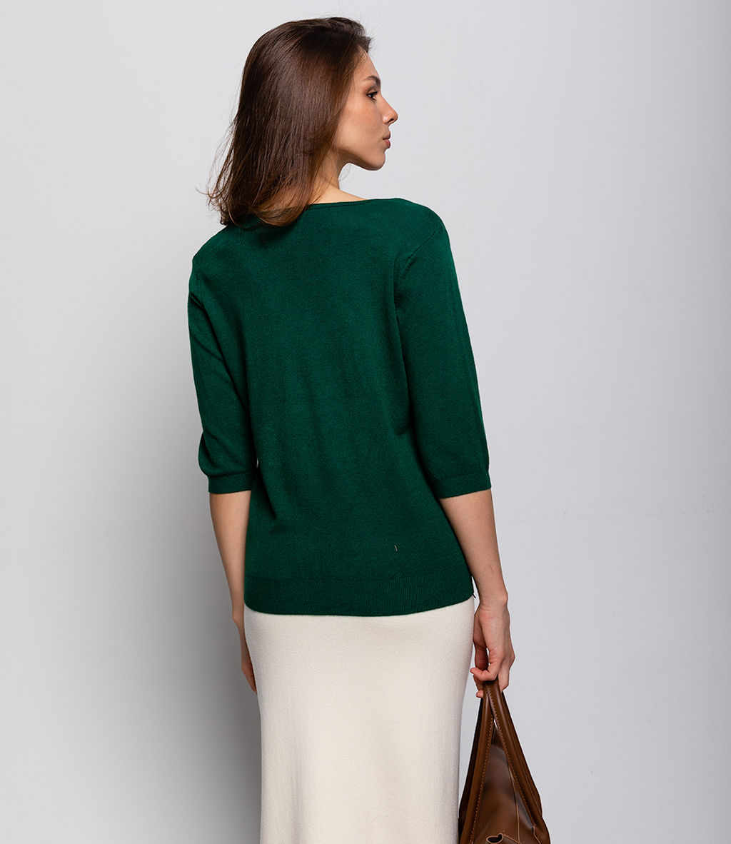 Джемпер #КТ9203 (2), изумрудный