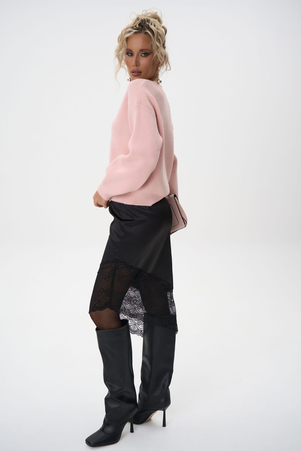 Юбка Алексия (чёрный) - Эльза фото 18