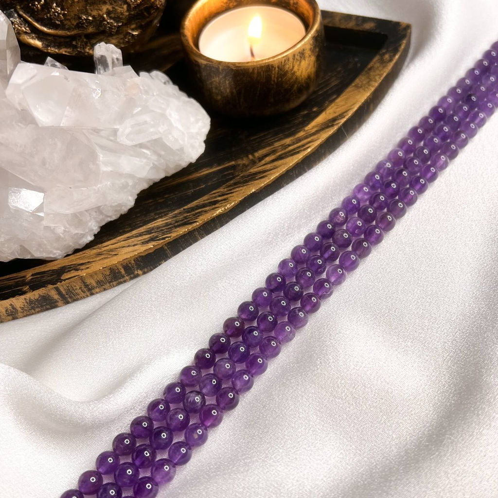 Бусины для украшений из Аметиста