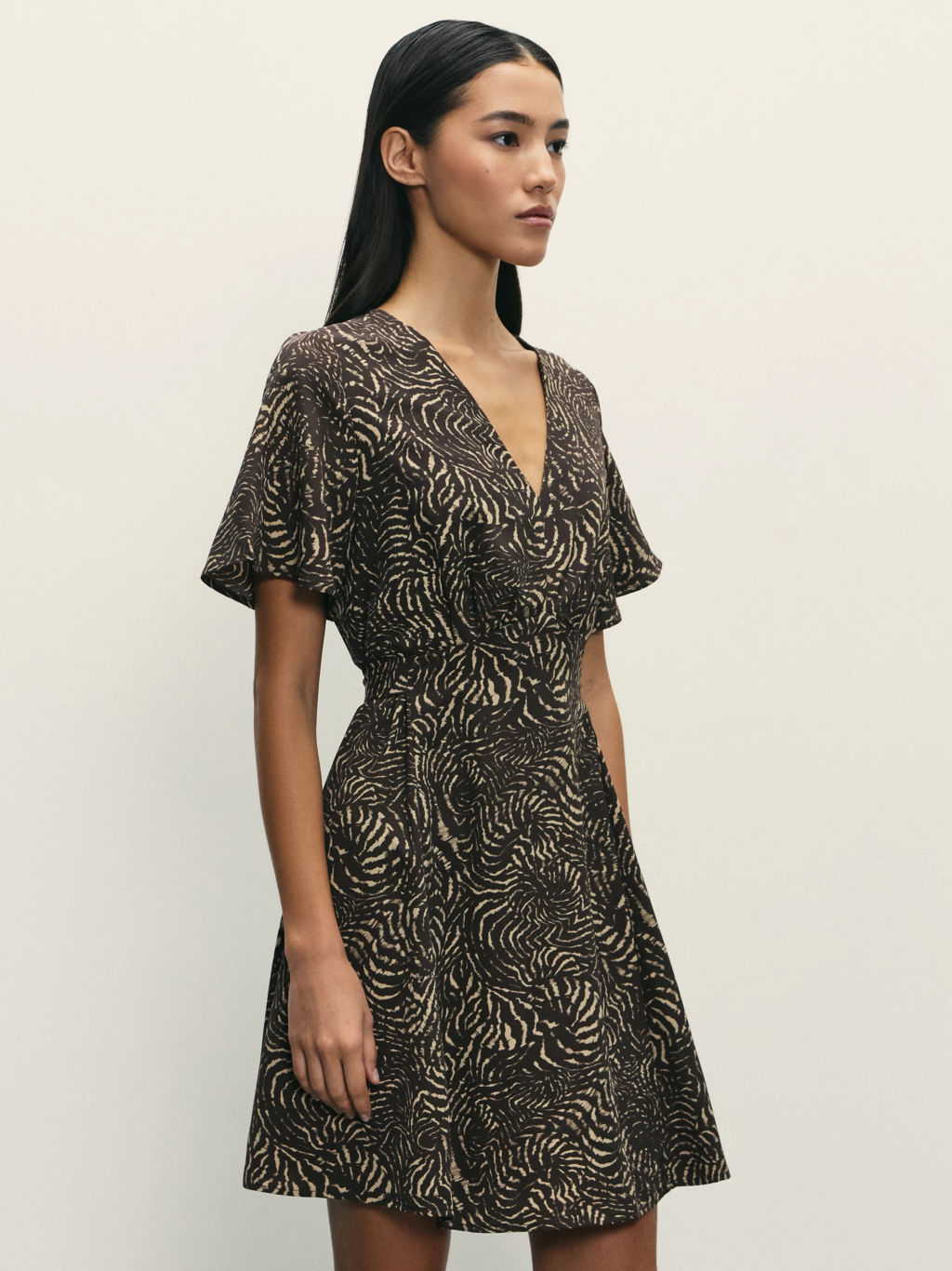 Платье мини с принтом / Zarina  фото 5