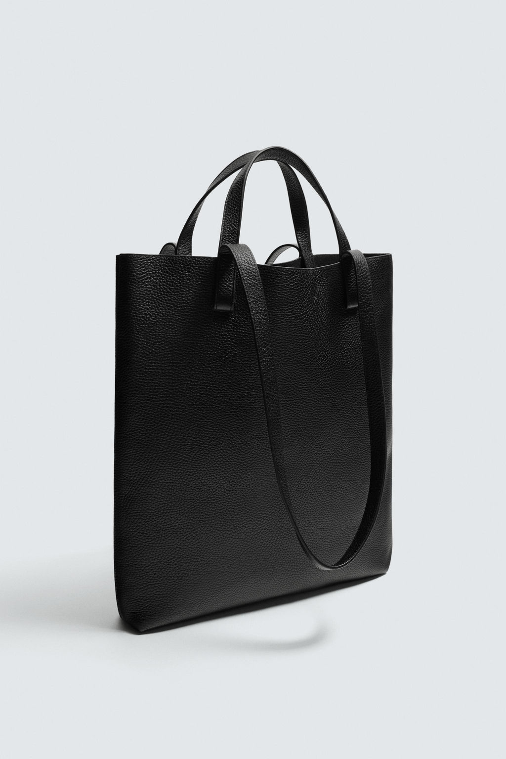 BOLSO SHOPPER PIEL LIMITED EDITION / Negro - Zara фото 2