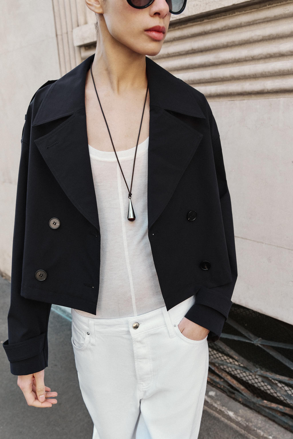 TRENCH CRUZADA CORTA / Marino - Zara фото 4