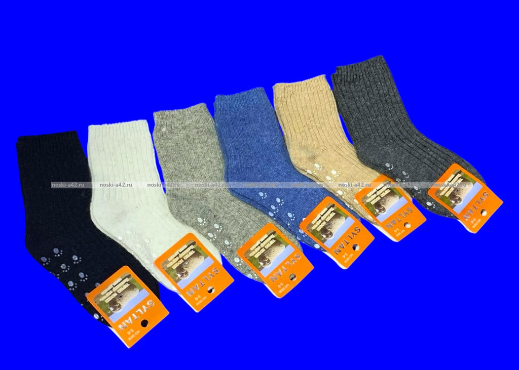 Цена за 10 пар.SYLTAN Термоноски детские КАШЕМИР НА МАЛЬЧИКОВ с "тормозами" арт. 3838