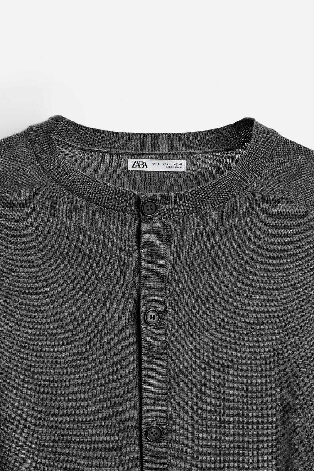 100% WOOL CARDIGAN - LIMITED EDITION - Zara фото 9
