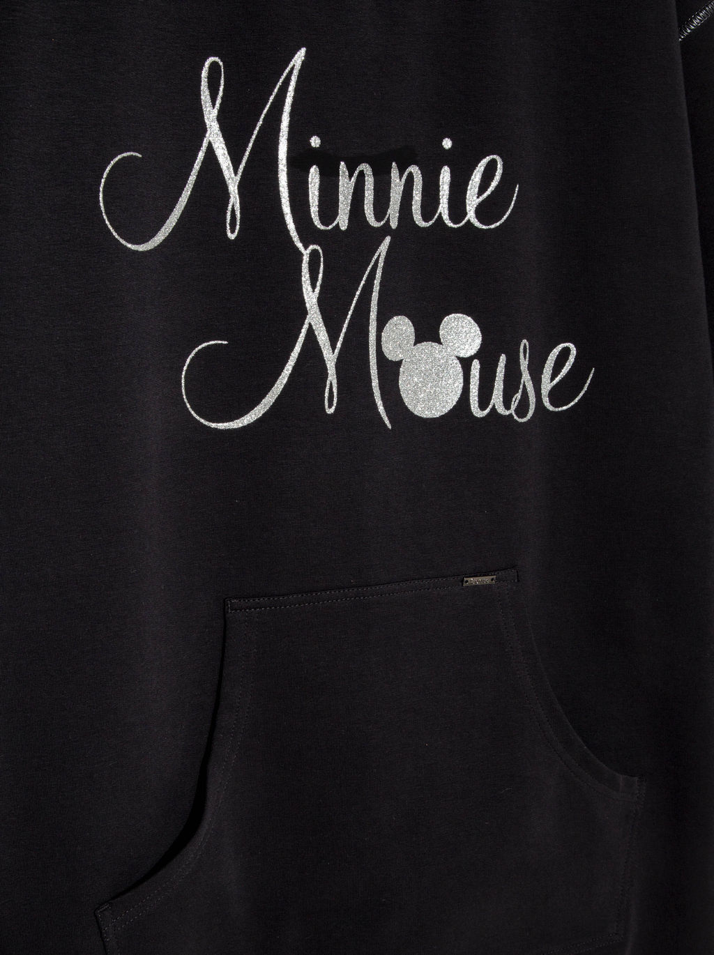 CONTE Хлопковая туника с мерцающей надписью Disney LTH 954 royal black royal black