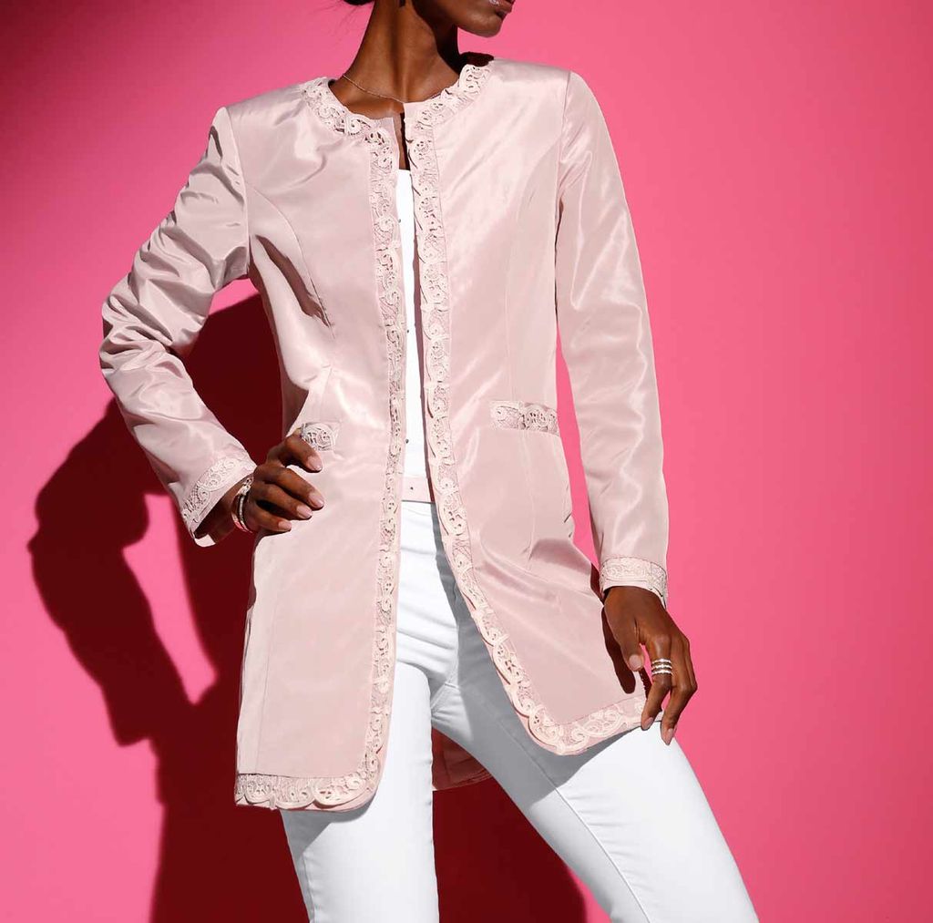 Блейзер, розовый - Linea tesini фото 5