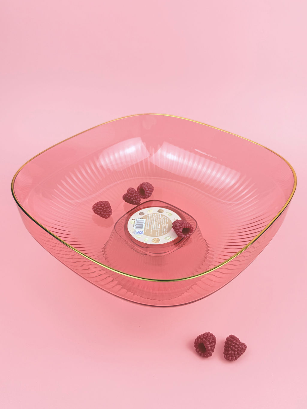 Ваза на ножке 23см (пластик) цвет микс OLS-033А-43