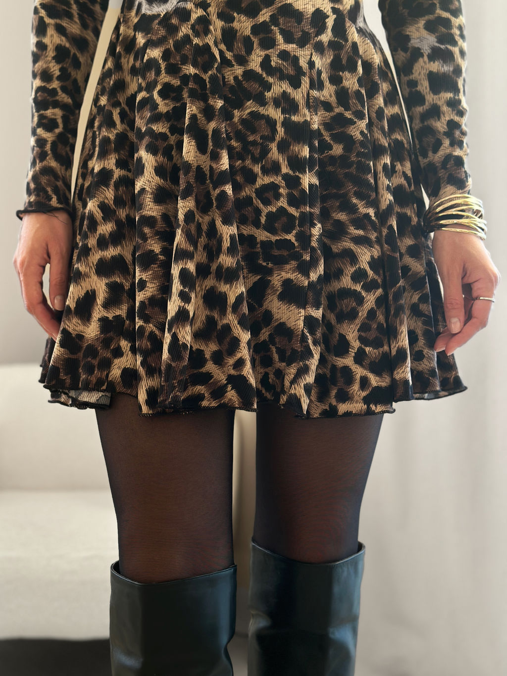 Платье Опра (леопардовый) - Nadi bordo фото 5