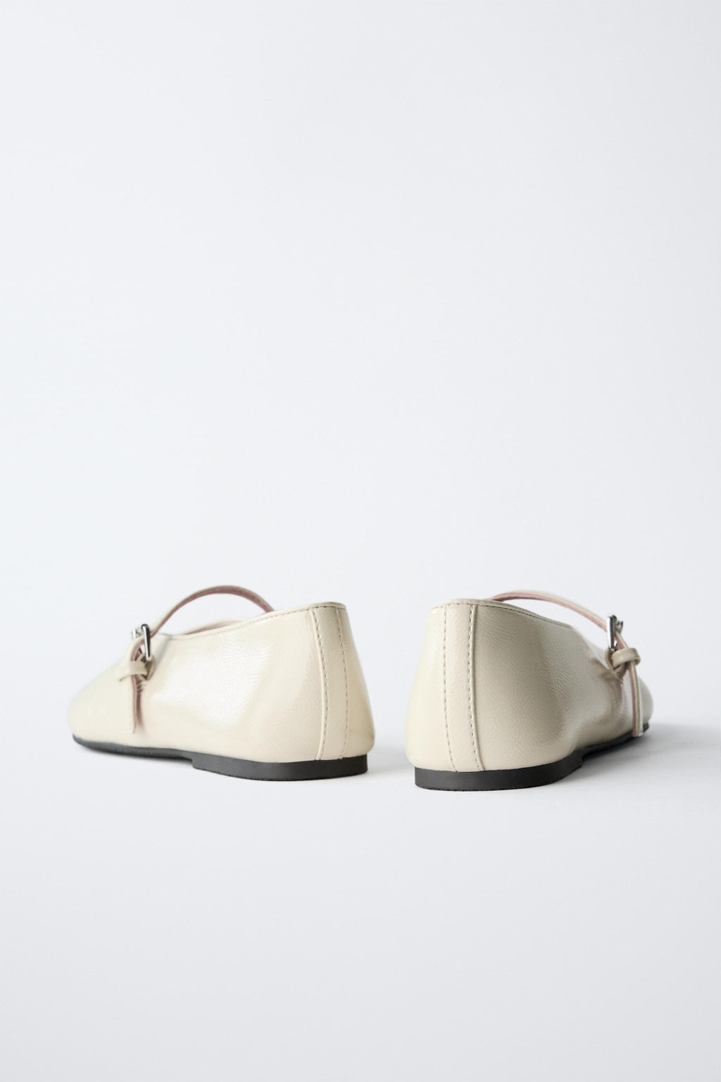 PATENT BALLET FLATS - Zara фото 5