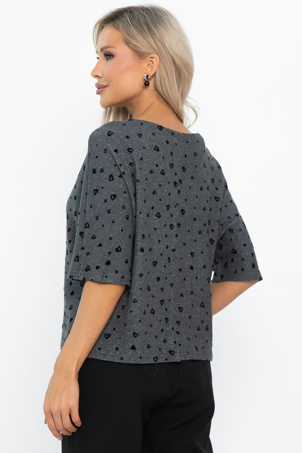 Джемпер трикотажный Лесси (серый) Б14763-10М - Lt collection фото 3