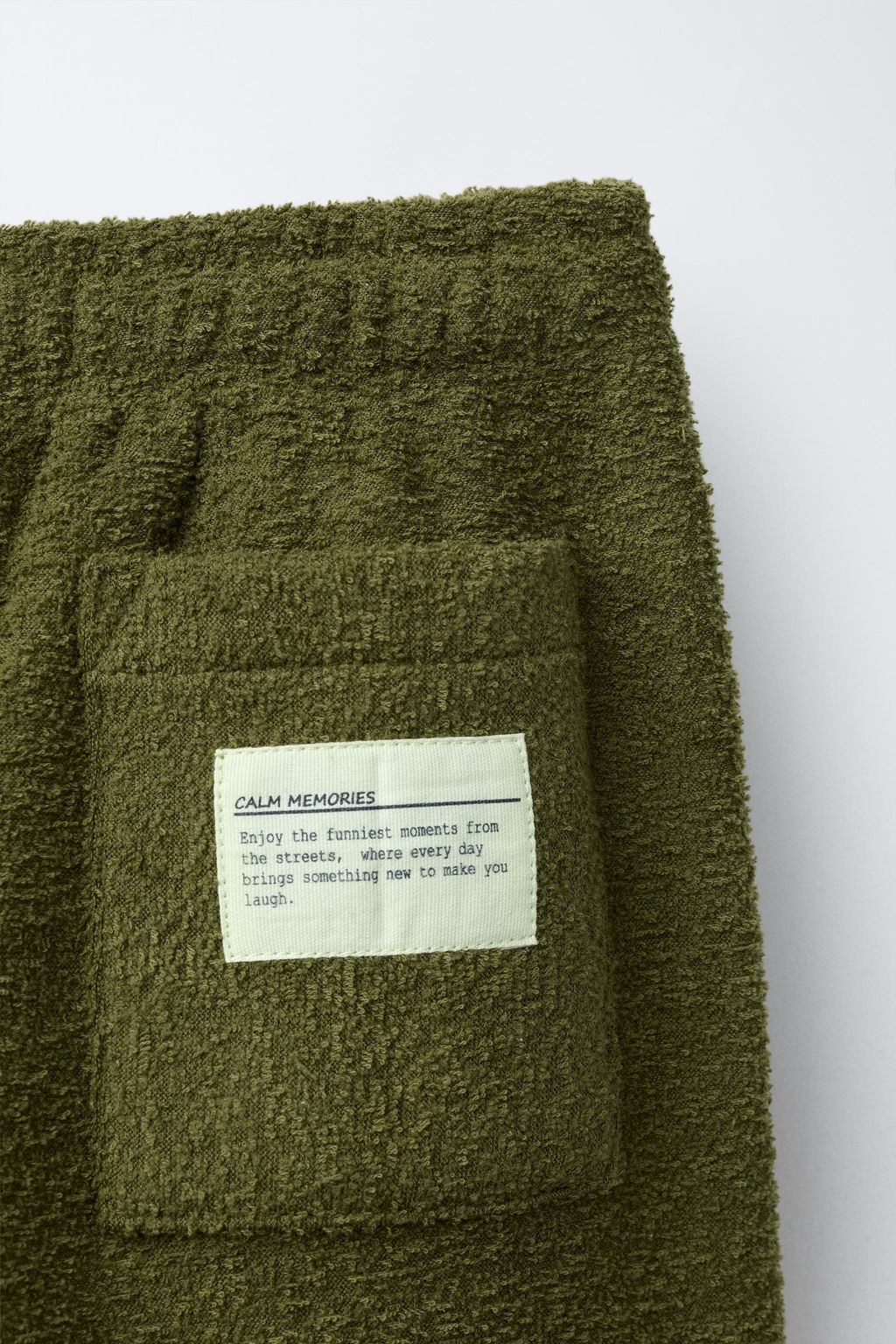 HOODIE SWEATSHIRT AND JOGGER TROUSERS WITH LABEL TEXTURE - Zara фото 8