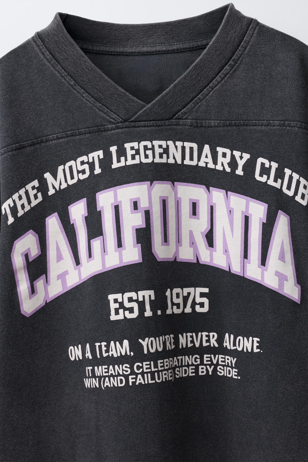 VARSITY SLOGAN T-SHIRT - Zara фото 3