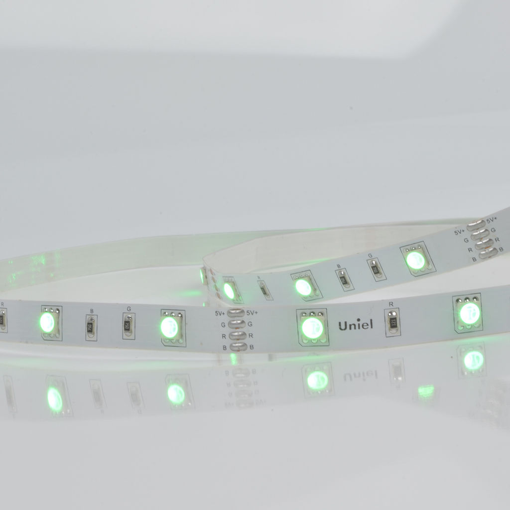 ULS-U12 3M/RGB/1.5M/USB/RC IP20 RUA02C24 Гибкая светодиодная лента на самоклеящейся основе, 3м. RGB. Пульт ДУ (в/к). TM Uniel