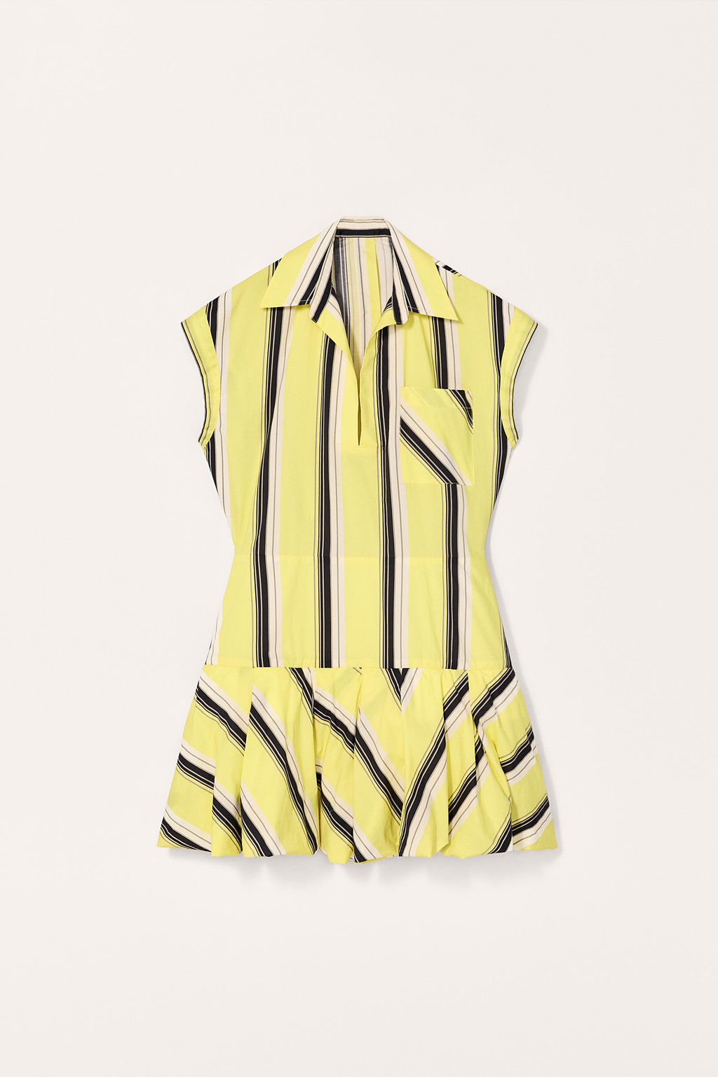 LIMITED EDITION STRIPED PUFF DRESS - Zara фото 12