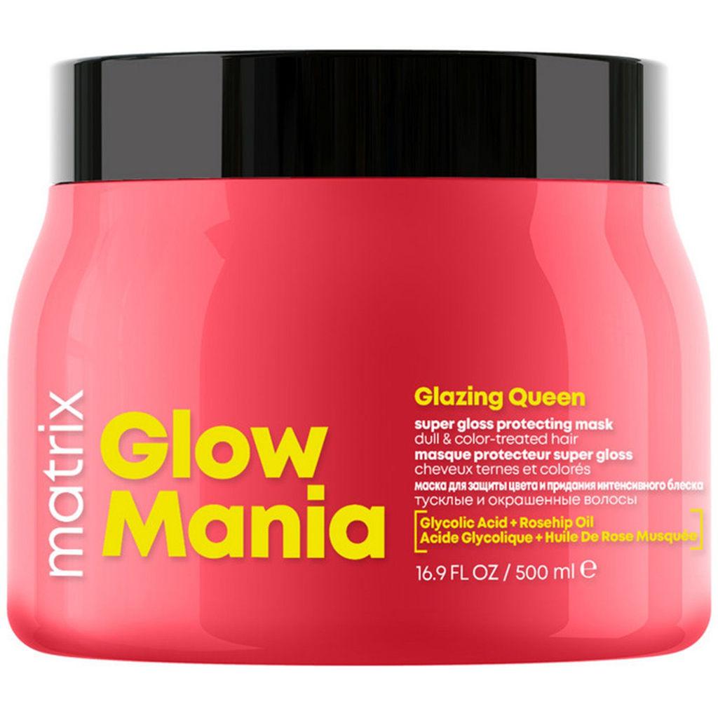 Маска для защиты цвета и придания блеска окрашенным волосам Glow Mania, 500 мл