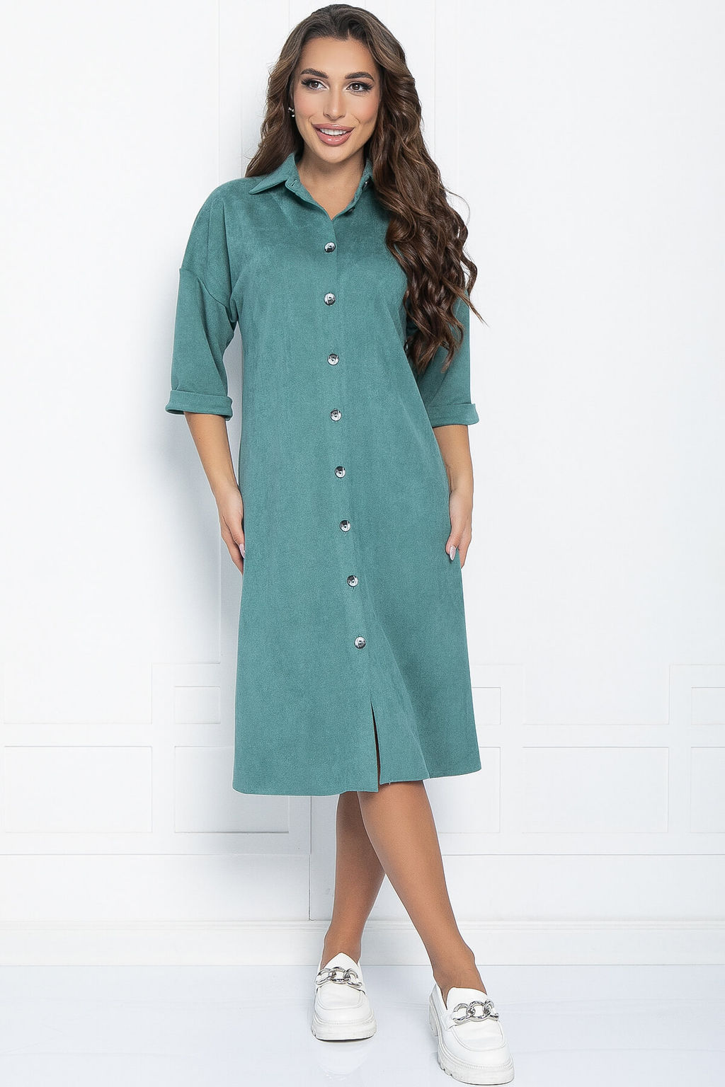 Платье Кэсси (зеленое) П10924 - Lt collection фото 12