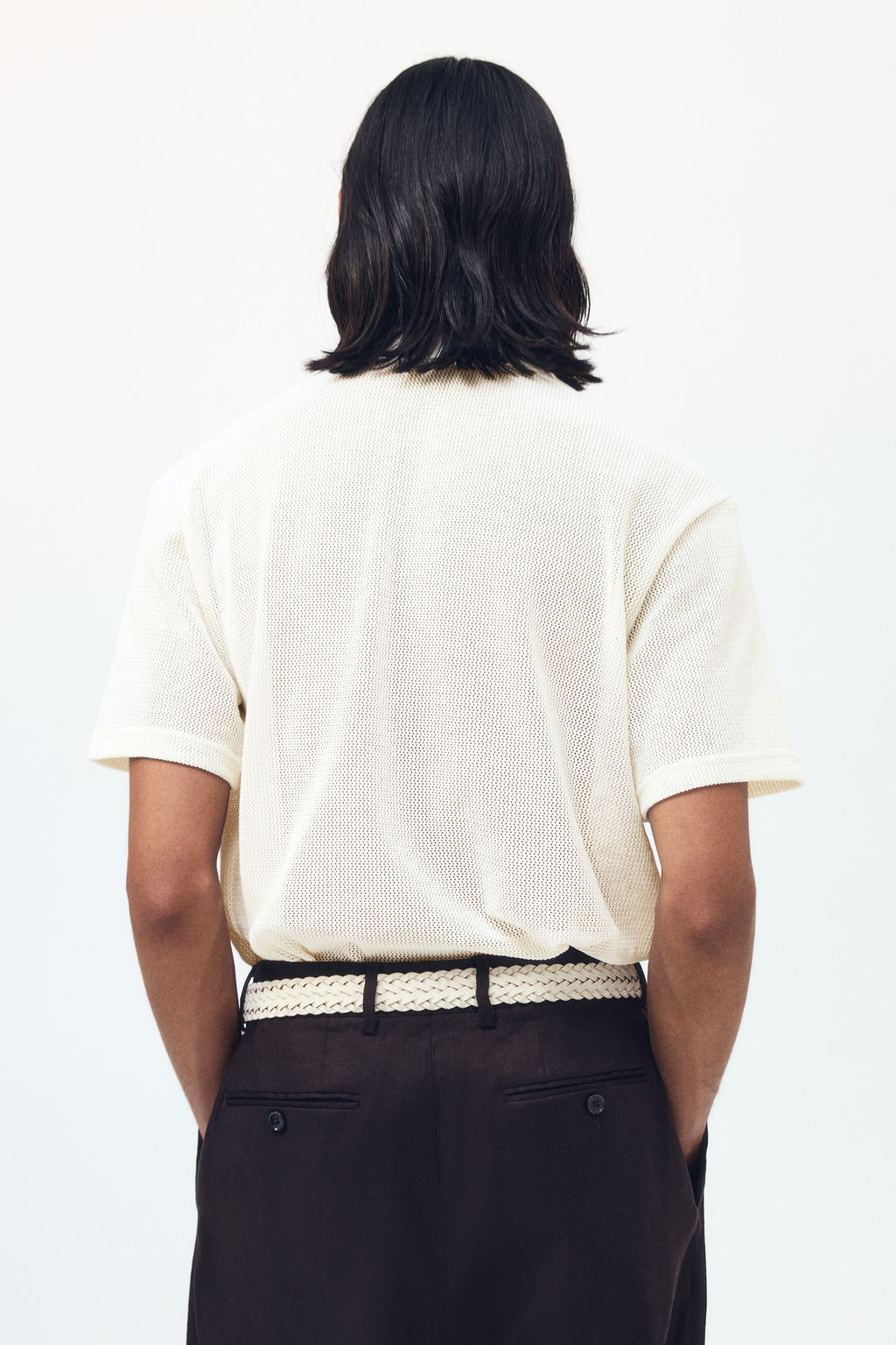 Polo en punto calado Regular Fit - H&m фото 5