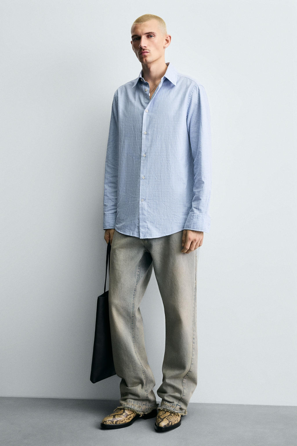 ANIMAL PRINT LEATHER BOOTS - Zara фото 2