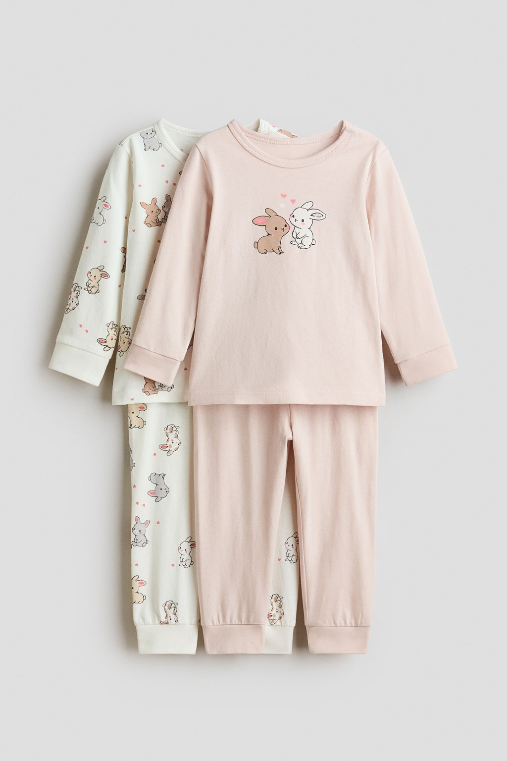 Pack de 2 pijamas de algod?n con dise?o estampado