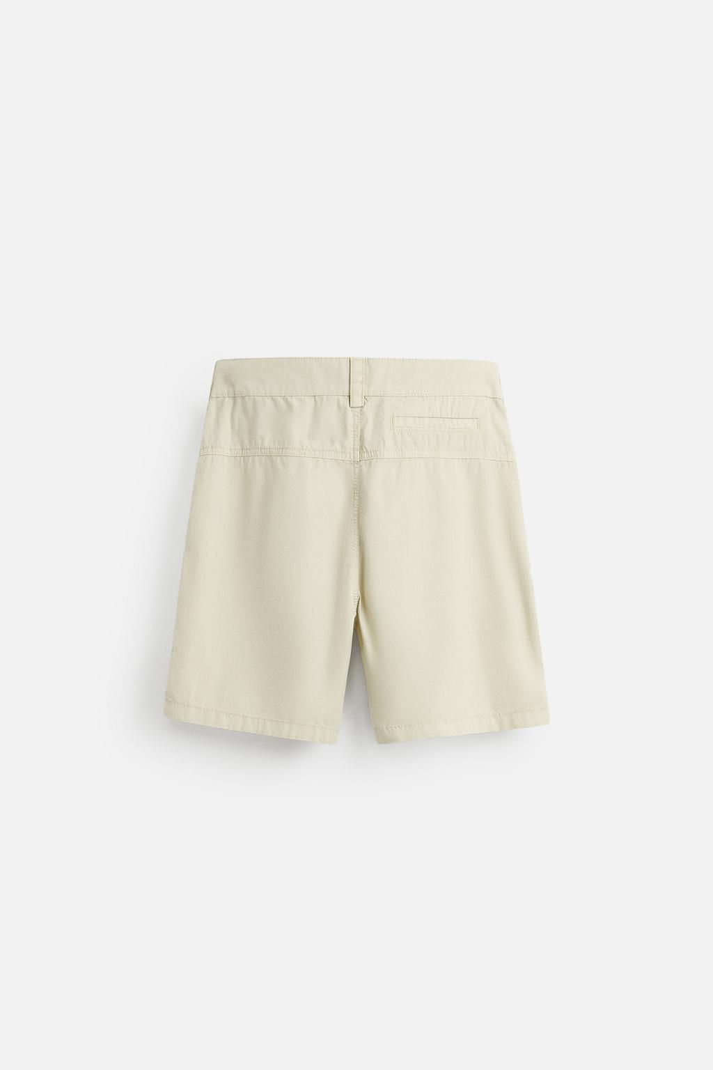 WASHED COTTON BERMUDA SHORTS - Zara фото 18