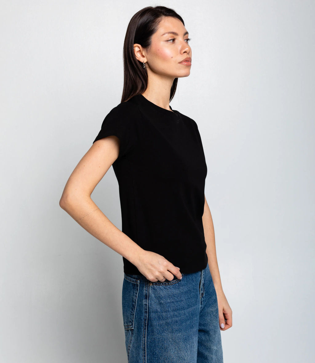 Футболка #КТ250361, чёрный - Dommod фото 2